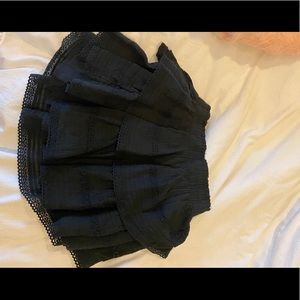 Aerie Rock N Ruffle Mini Skirt